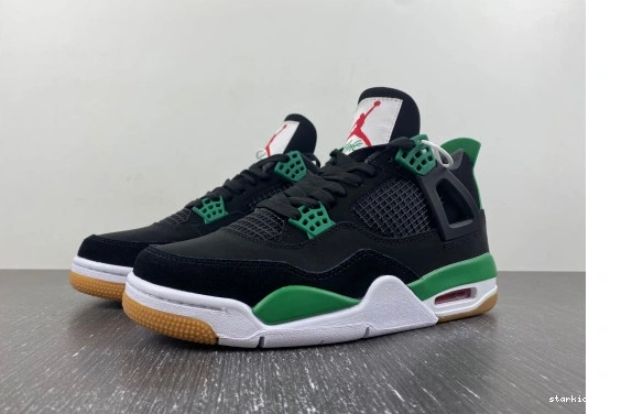 Black Jordan Retro DR5415-030 4 Green  DR5415-030   SB 0201